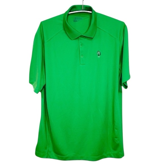 Nike Golf Polo Lime Green Shirt with embroidered Horse Head - Picture 1 of 10